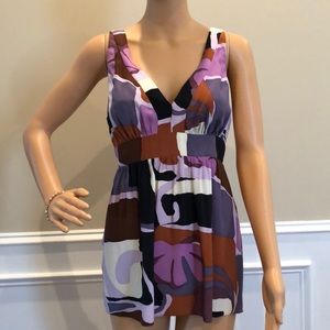 Alice and Trixie 100% silk patterned top